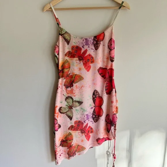 superdown Harlow Mini Dress in Pink Multi - Picture 3 of 3